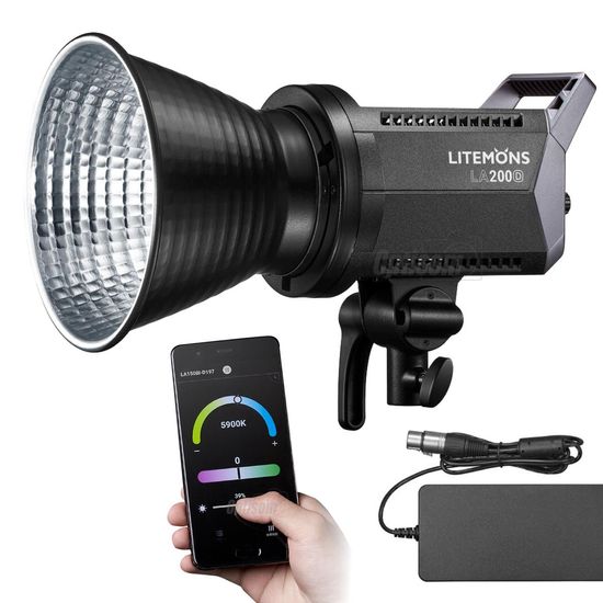 Iluminador Led Godox La200d Litemons 230w Daylight Luz Contínua Fria Iluminador Led Godox La200d Litemons 230w Daylight Luz Contínua Fria