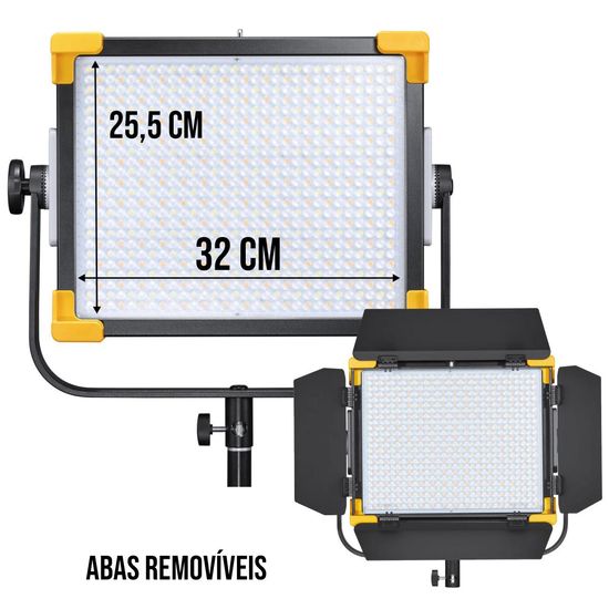 Painel De Led Profissional Godox Ld75r Rgb Bicolor