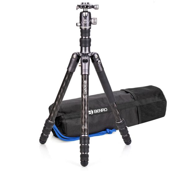 Tripé Benro Fbat24c Fibra De Carbono Com Cabeça Vx25 - 15kg Tripé Benro Fbat24c Fibra De Carbono Com Cabeça Vx25 - 15kg