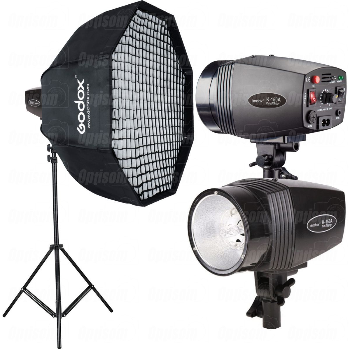 人気が高い  Kit Flash Estúdio Godox Greika K-150a 150w 110V Com Softbox その他