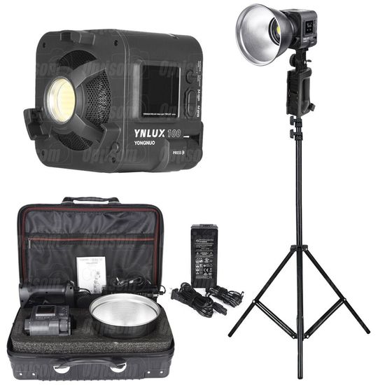 Iluminador Led Foto E Vídeo Yongnuo Ynlux 100w Bicolor Com Tripé E Maleta Iluminador Led Foto E Vídeo Yongnuo Ynlux 100w Bicolor Com Tripé E Maleta