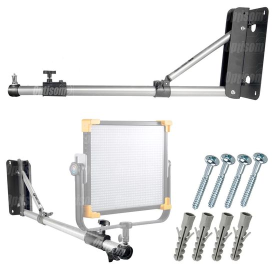 Suporte De Parede E Teto Articulado Para Softbox, Led, Flash Estúdio Greika Wf-806f Suporte De Parede E Teto Articulado Para Softbox, Led, Flash Estúdio Greika Wf-806f