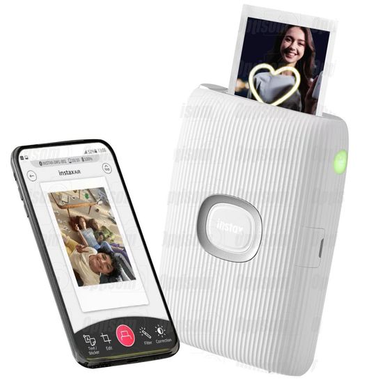 Impressora Bluetooth Fujifilm Instax Mini Link 2 Clay White Para Smartphone Impressora Bluetooth Fujifilm Instax Mini Link 2 Clay White Para Smartphone