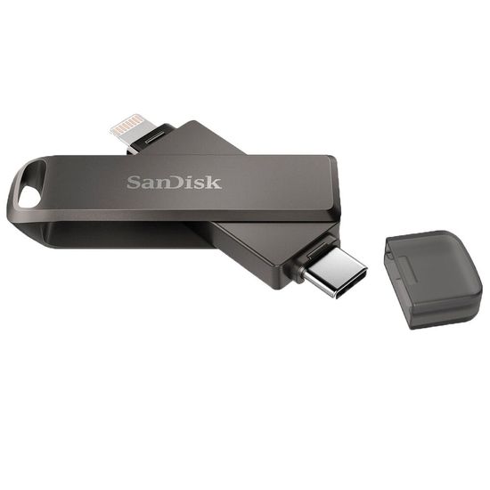 Pendrive Sandisk 128gb Para Iphone Lightning E Usb-c Ixpand Luxe Pendrive Sandisk 128gb Para Iphone Lightning E Usb-c Ixpand Luxe