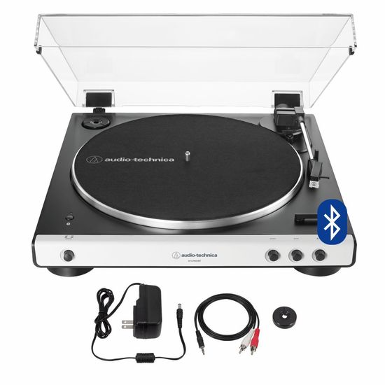Toca Discos Vinil Audio Technica At Lp-60x Bluetooth Automático Branco E Preto Toca Discos Vinil Audio Technica At Lp-60x Bluetooth Automático Branco E Preto