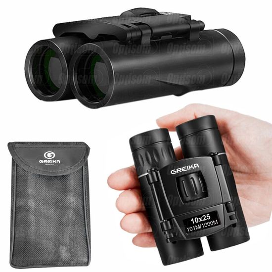Binóculo Greika 10x25 Emborrachado Compacto Para Natureza Esporte Binóculo Greika 10x25 Emborrachado Compacto Para Natureza Esporte