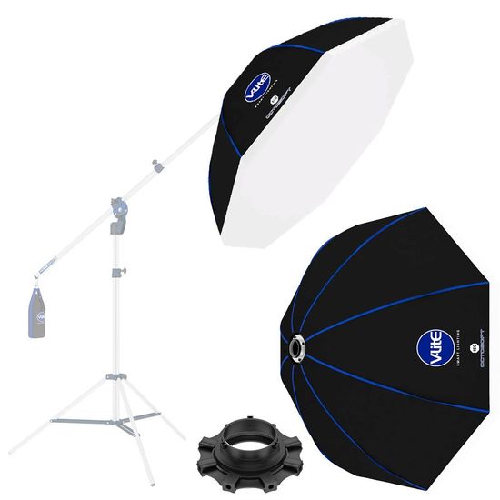 Softbox Octagonal Bowens 150cm Mako V-lite Para Estúdio, Flash, Iluminadores Softbox Octagonal Bowens 150cm Mako V-lite Para Estúdio, Flash, Iluminadores