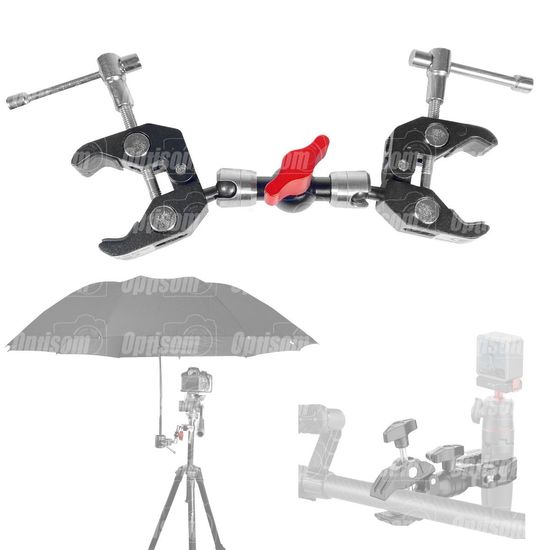 Garra Clamp Braçadeira Dupla Greika Para Prender Acessórios Garra Clamp Braçadeira Dupla Greika Para Prender Acessórios