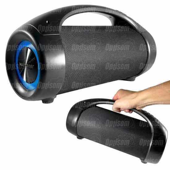 Caixa De Som Bluetooth Rgb 220w Rms Multilaser Bazooka 2 Usb Aux Tws Caixa De Som Bluetooth Rgb 220w Rms Multilaser Bazooka 2 Usb Aux Tws