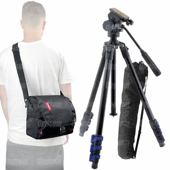 Kit Bolsa Fotográfica Nest Athena 20 Com Alça De Ombro E Capa De Chuva + Tripé Hidráulico Wf5316 Kit Bolsa Fotográfica Nest Athena 20 Com Alça De Ombro E Capa De Chuva + Tripé Hidráulico Wf5316