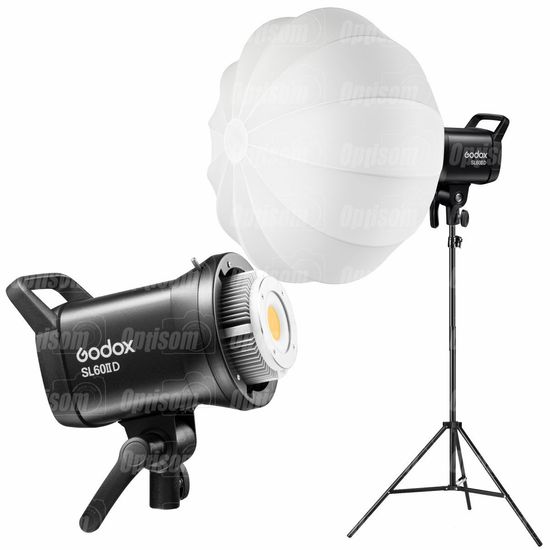 Iluminador Luz Led Estúdio Godox Sl60ii D 70w + Softbox Lanterna 65cm + Tripé Iluminador Luz Led Estúdio Godox Sl60ii D 70w + Softbox Lanterna 65cm + Tripé