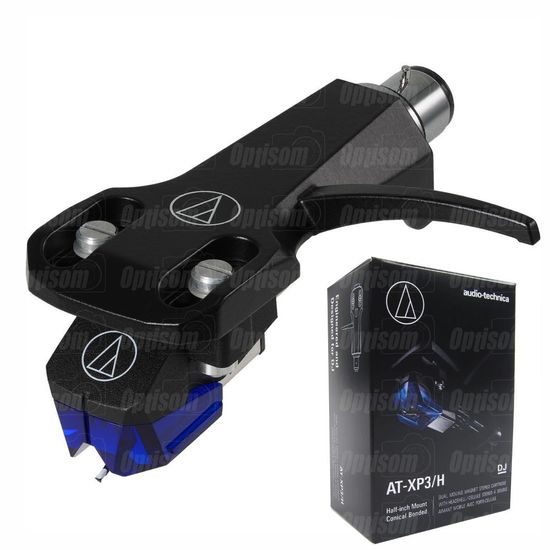 Conjunto Completo Cabeçote Toca Discos Dj Audio Technica At-xp3h Com Agulha E Cápsula Conjunto Completo Cabeçote Toca Discos Dj Audio Technica At-xp3h Com Agulha E Cápsula