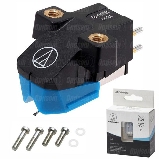 Cápsula E Agulha Para Toca Discos Audio Technica At-vm95c 1/2 Polegada Cápsula E Agulha Para Toca Discos Audio Technica At-vm95c 1/2 Polegada
