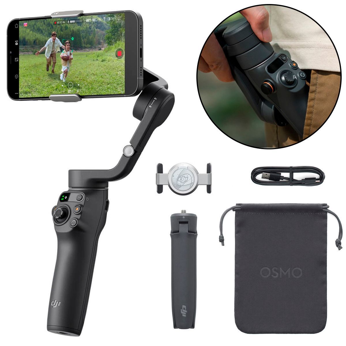 Estabilizador De Celular Gimbal Dji Osmo Mobile 6 - Preto - Amor pela Fotografia