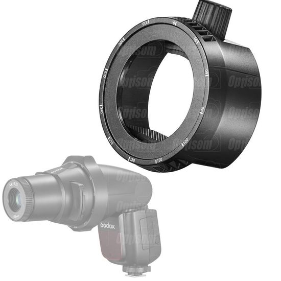 Adaptador Godox Ak-r25 Para Usar Flash Retangular Com Projetor Lente Ak-r21 Adaptador Godox Ak-r25 Para Usar Flash Retangular Com Projetor Lente Ak-r21