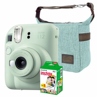 INSTAX-MINI-12-VERDE-MINT-PASTEL-GREEN-COM-BOLSAA