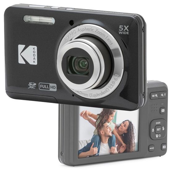 Câmera Compacta Kodak Pixpro Fz55 16mp Full Hd 5x Zoom - Preto Câmera Compacta Kodak Pixpro Fz55 16mp Full Hd 5x Zoom - Preto