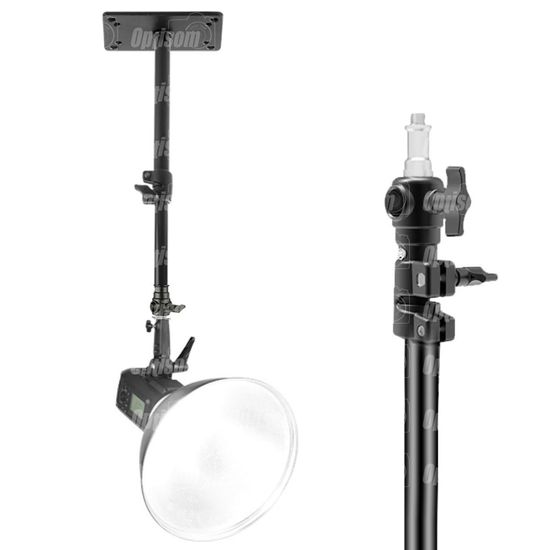 Suporte Apoio De Teto Parede Para Luz Softbox Flash Estúdio Greika 5kg