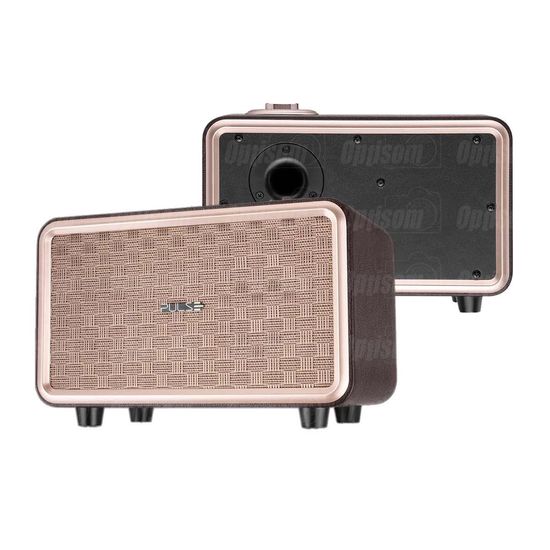 Caixa Som Bluetooth Retrô 80w Pulse Presley Sp367 Bateria 6h Caixa Som Bluetooth Retrô 80w Pulse Presley Sp367 Bateria 6h