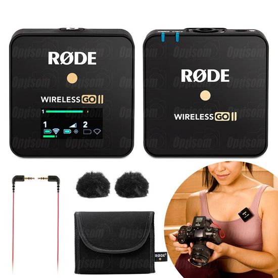 Microfone Sem Fio Rode Wireless Go Ii Usb E P2 Trs Completo Microfone Sem Fio Rode Wireless Go Ii Usb E P2 Trs Completo
