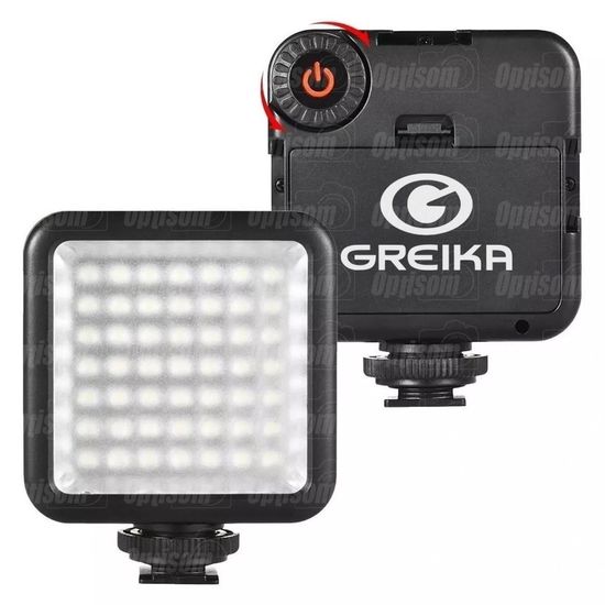 Iluminador LED Pequeno Greika LED49, 6000K, Potência 5.5W Iluminador LED Pequeno Greika LED49, 6000K, Potência 5.5W