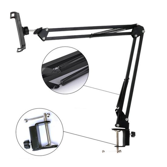 Suporte De Mesa Articulado Para Microfone E Smartphone Tomate - Mtg-126 Suporte De Mesa Articulado Para Microfone E Smartphone Tomate - Mtg-126