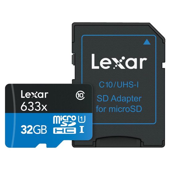 Cartão De Memória Lexar Micro Sdhc  100mb/s 633x 32gb