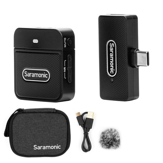 Sistema De Microfone Sem Fio Lapela Saramonic Blink 100 Com Conector Usb-c B5 Simples Sistema De Microfone Sem Fio Lapela Saramonic Blink 100 Com Conector Usb-c B5 Simples