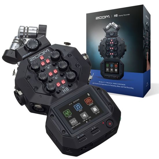 Gravador Portátil Zoom H8 De 8 Entradas / 12 Trilhas