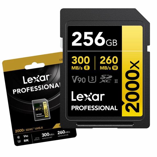 Cartão De Memória Sdxc Lexar 256gb V90 8k Linha Gold Cartão De Memória Sdxc Lexar 256gb V90 8k Linha Gold