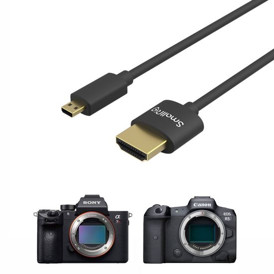 Cabo Micro Hdmi Hdmi 4k Smallrig 35cm Para Cameras - Ultra Slim Cabo Micro Hdmi Hdmi 4k Smallrig 35cm Para Cameras Cabo Micro Hdmi Hdmi 4k Smallrig 35cm Para Cameras - Ultra Slim Cabo Micro Hdmi Hdmi 4k Smallrig 35cm Para Cameras