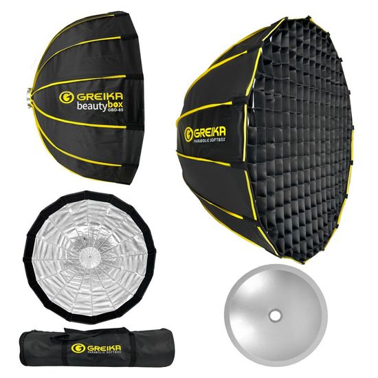 Softbox Beauty Dish Greika 105cm Abre Fácil Bowens Com Colmeia Grid Para Flash Estúdio Softbox Beauty Dish Greika 105cm Abre Fácil Bowens Com Colmeia Grid Para Flash Estúdio