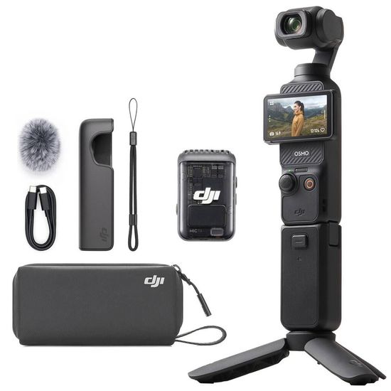 Kit Osmo Pocket 3 Dji 4k 120fps - Criador De Conteúdo Kit Osmo Pocket 3 Dji 4k 120fps - Criador De Conteúdo