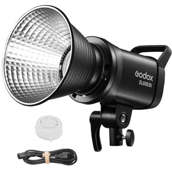 Iluminador Led Godox Sl60ii Bicolor 75w Bivolt Bowens Para Estúdio Iluminador Led Godox Sl60ii Bicolor 75w Bivolt Bowens Para Estúdio