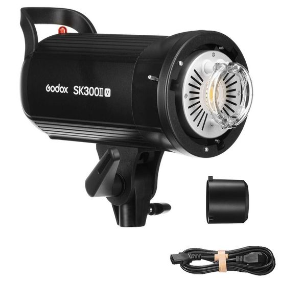 Flash Tocha Godox Sk300ii V 300w Com Luz Modelorada 110V Flash Tocha Godox Sk300ii V 300w Com Luz Modelorada 110V