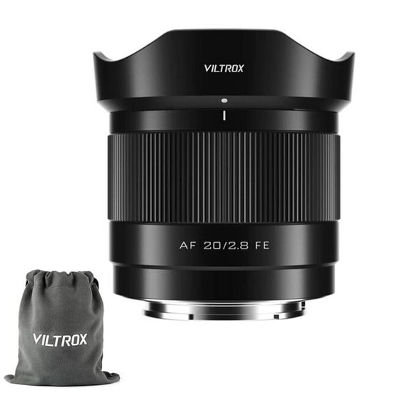 Lente Viltrox Af 20mm F/2.8 Fe Fullframe Para Câmera Sony E-mount Lente Viltrox Af 20mm F/2.8 Fe Fullframe Para Câmera Sony E-mount