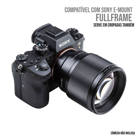 Lente Viltrox Af 85mm F/1.8 Ii Fe Fullframe Para Câmera Sony Lente Viltrox Af 85mm F/1.8 Ii Fe Fullframe Para Câmera Sony