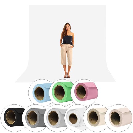 Fundo Infinito Estúdio de Papel Profissional SAVAGE 2,70 x 11m com Tubo Branco