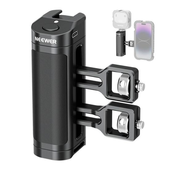 Manopla Handle Universal Para Cage Celular Com Disparador Bluetooth Neewer Manopla Handle Universal Para Cage Celular Com Disparador Bluetooth Neewer
