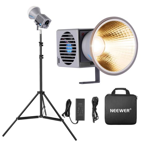 Iluminador Led 60w Bicolor Usb-c Neewer Compacto com Difusor + Tripé 2m Iluminador Led 60w Bicolor Usb-c Neewer Compacto com Difusor + Tripé 2m