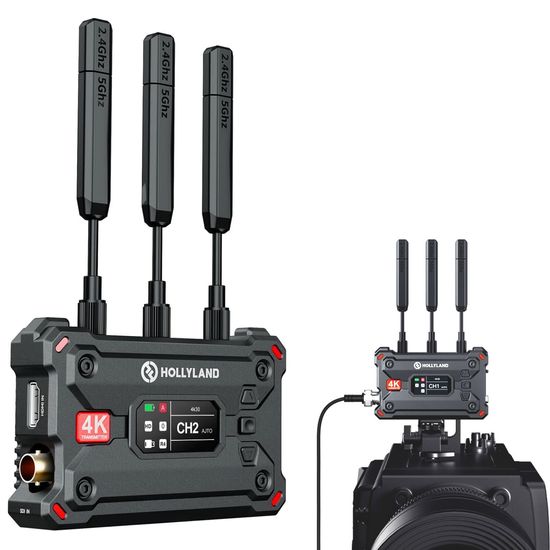 Transmissor De Vídeo Sem Fio Hollyland Pyro S Hdmi Sdi 4k30/1080p60 Transmissor De Vídeo Sem Fio Hollyland Pyro S Hdmi Sdi 4k30/1080p60