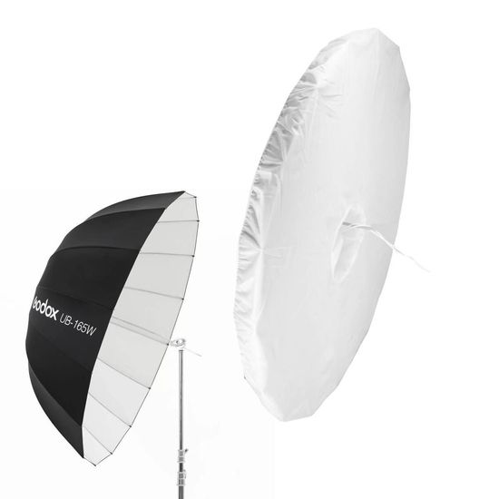Difusor Branco 165cm Para Sombrinha Parabolica Godox Ub-165 Difusor Branco 165cm Para Sombrinha Parabolica Godox Ub-165