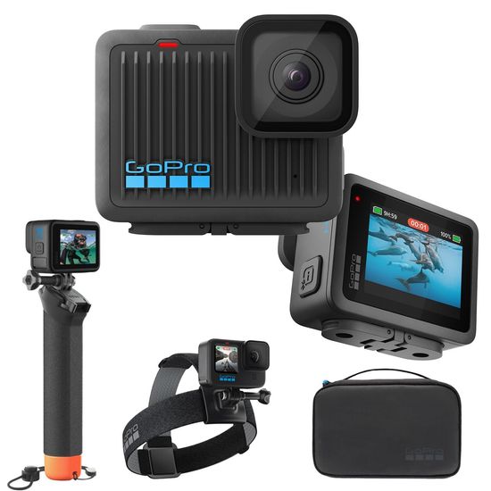 Câmera Compact Action Gopro 4k + Kit De Aventura 3.0 Com Flutuador E Suporte