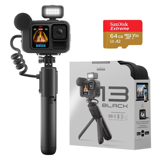 Câmera Gopro Hero 13 Creator Edition Com Media Mod Câmera Gopro Hero 13 Creator Edition Com Media Mod