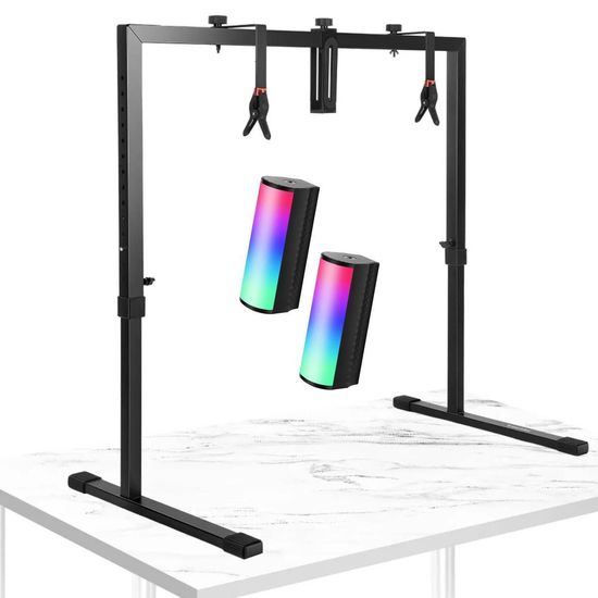 Suporte De Mesa Para Foto E Vídeo De Cima Neewer St100 + 2 Bastão Led Rgb Neewer Suporte De Mesa Para Foto E Vídeo De Cima Neewer St100 + 2 Bastão Led Rgb Neewer
