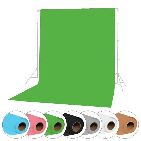 Fundo Infinito Fotográfico de Estúdio 2x10m Papel 180g Verde