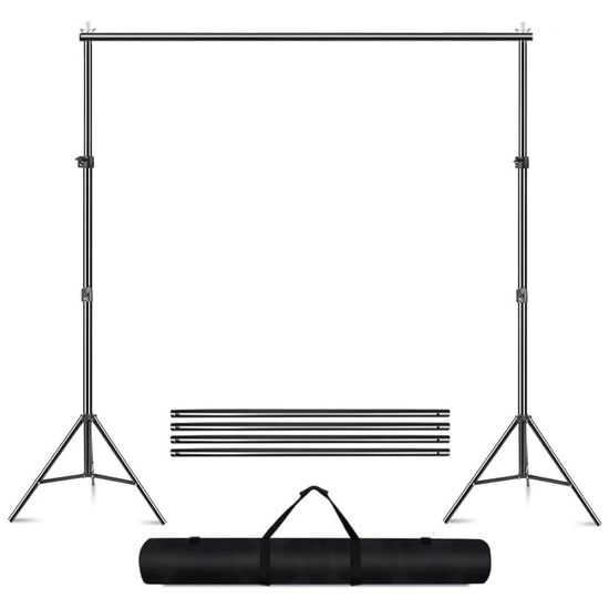 Suporte Fundo Infinito Tripé 3m Largura e  2,5m de altura Greika + Bolsa Suporte Fundo Infinito Tripé 3m Largura e  2,5m de altura Greika + Bolsa