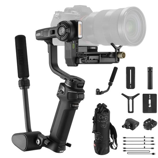 Estabilizador Gimbal Zhiyun Weebills 3s-combo Com Punho Extensível Estabilizador Gimbal Zhiyun Weebills 3s-combo Com Punho Extensível