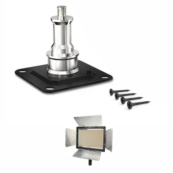 Suporte De Parede Teto Para Led Webcam Greika Com Rosca 1/4 Suporte De Parede Teto Para Led Webcam Greika Com Rosca 1/4