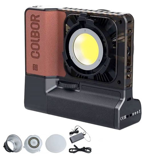 Iluminador Led Bicolor 60w Colbor Wonder W60 Com Bateria Powerbase Iluminador Led Bicolor 60w Colbor Wonder W60 Com Bateria Powerbase